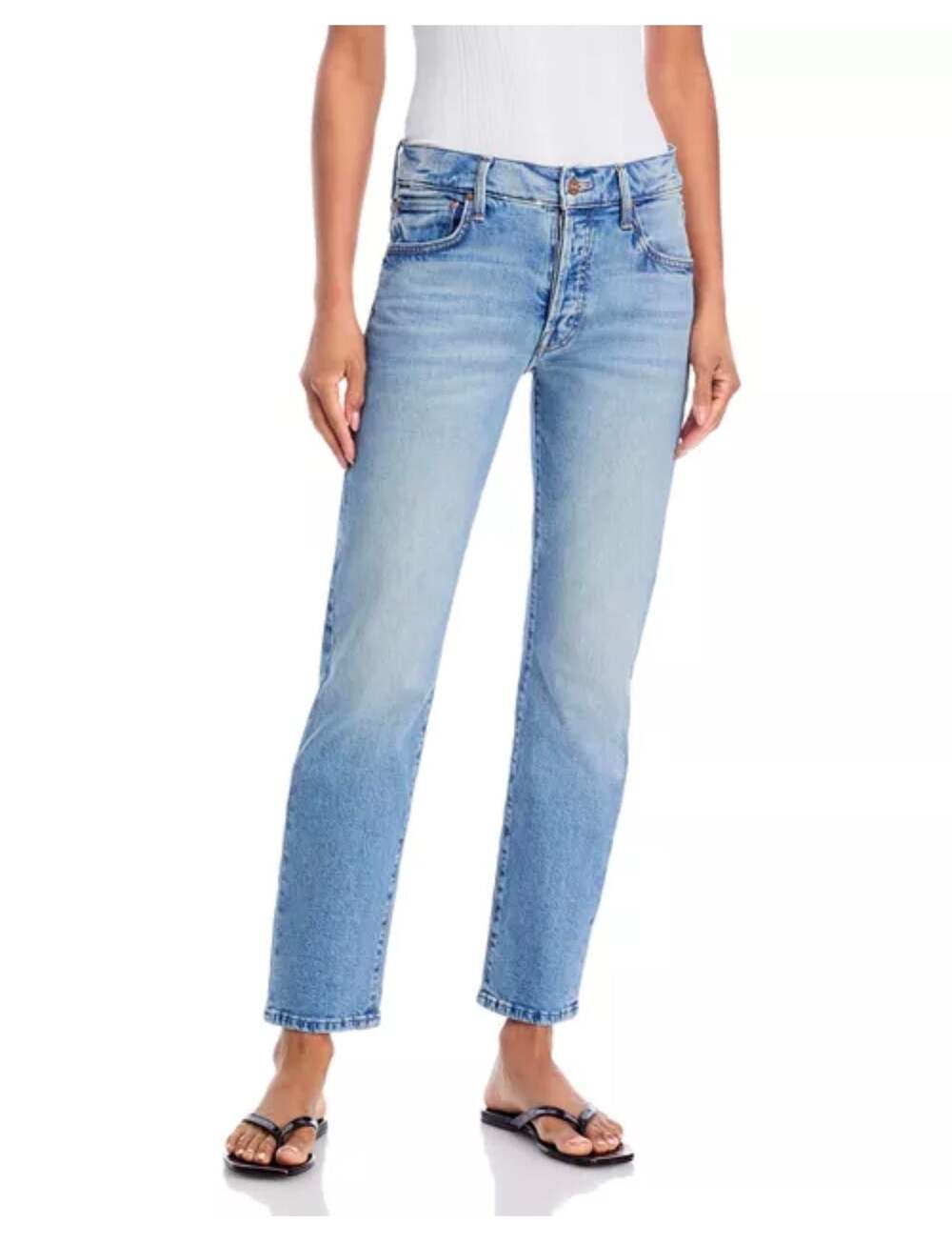 MOTHER Mid Rise Hiker Hover Straight Leg Jeans size 28 $268 MSRP EUC